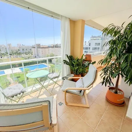 Bright With Terrace, Pool And