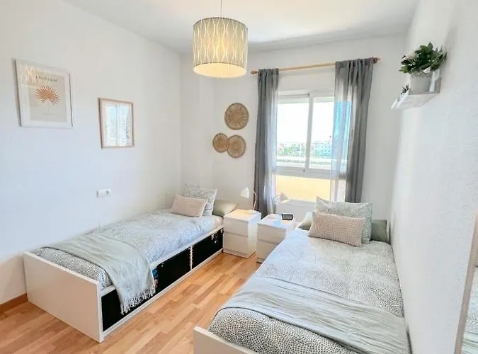 Bright With Terrace, Pool And Torremolinos